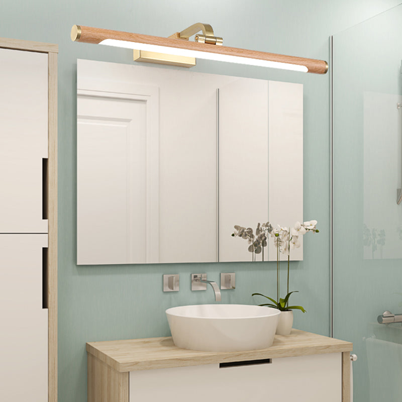 Horizontale Metallwandbeleuchtung Moderne LED -Holzwandhalterung Leuchte Leuchte Leuchte