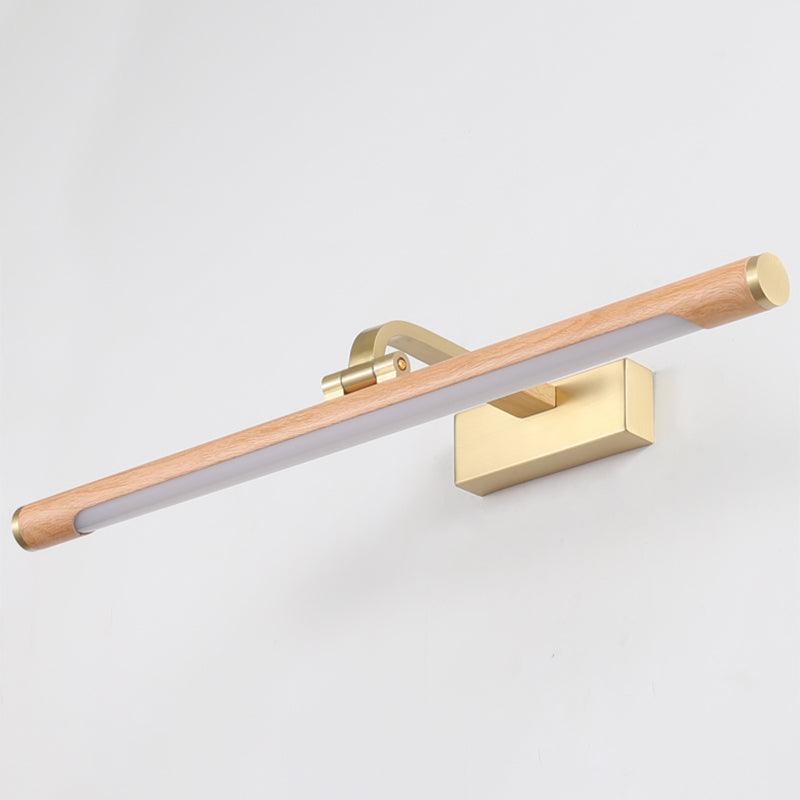 Horizontale Metallwandbeleuchtung Moderne LED -Holzwandhalterung Leuchte Leuchte Leuchte