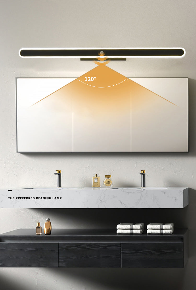 Modern Minimalist Style Streamine a semplificare le lampade a parete per vanità idee di illuminazione per vanità acriliche per il bagno