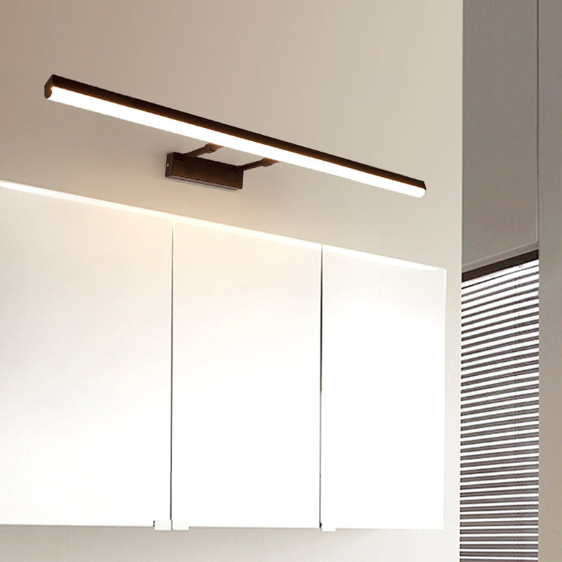 Moderner minimalistischer Stil stromlinienförmiges Waschtisch Wandleuchter Aluminium Wandleuchte für Badezimmer