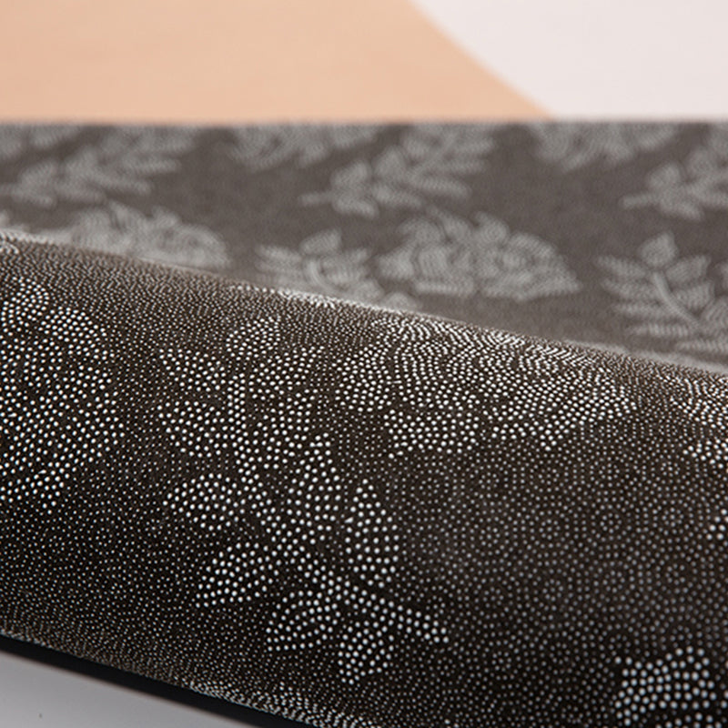 Aprikoseton Home Dekoration Teppich Einfachheit Farbblock gedruckter Fläche Teppich Polyester mit nicht rutscher Backing Teppich