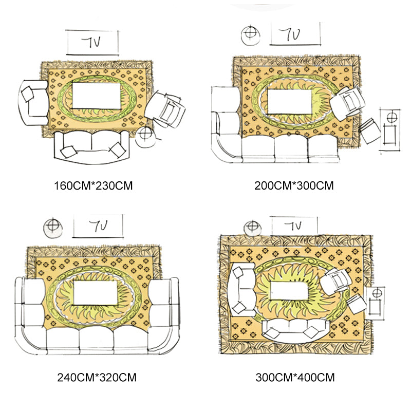 Aprikoseton Home Dekoration Teppich Einfachheit Farbblock gedruckter Fläche Teppich Polyester mit nicht rutscher Backing Teppich