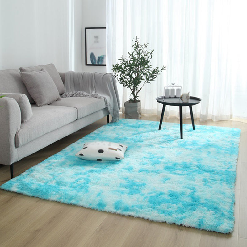 Alfombra impresa de corbata calmante contemporánea área de pelusa simple alfombra lavable amigable para la alfombra para la decoración del hogar