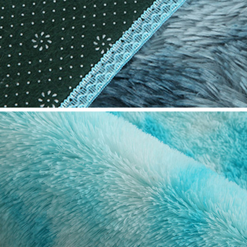 Alfombra impresa de corbata calmante contemporánea área de pelusa simple alfombra lavable amigable para la alfombra para la decoración del hogar