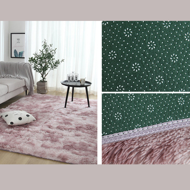 Alfombra impresa de corbata calmante contemporánea área de pelusa simple alfombra lavable amigable para la alfombra para la decoración del hogar