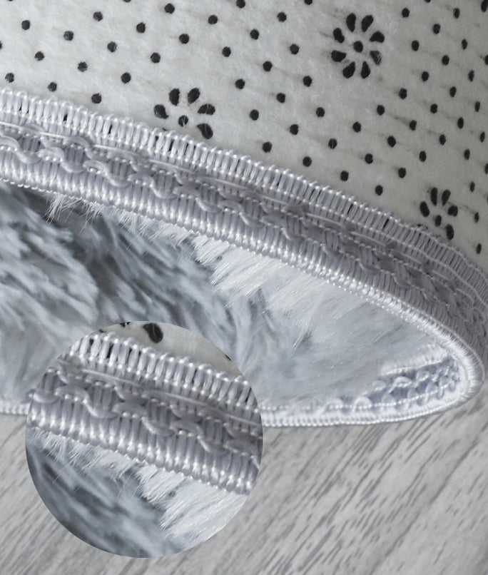 Trendy Modern Tie-dyed Indoor Rug Comfort Shag Rectangle Rug Polyester Stain Resistant Carpet for Living Room