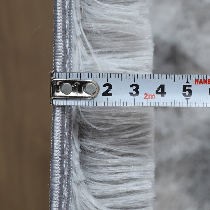 Trendy Modern Tie-dyed Indoor Rug Comfort Shag Rectangle Rug Polyester Stain Resistant Carpet for Living Room