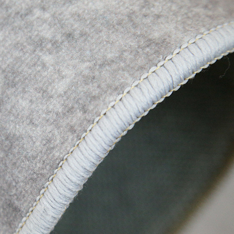 Simple Grey Tone Luxury Rug Polyester Geometric Splicing Pattern Area Rug Non-Slip Backing Carpet for Living Room