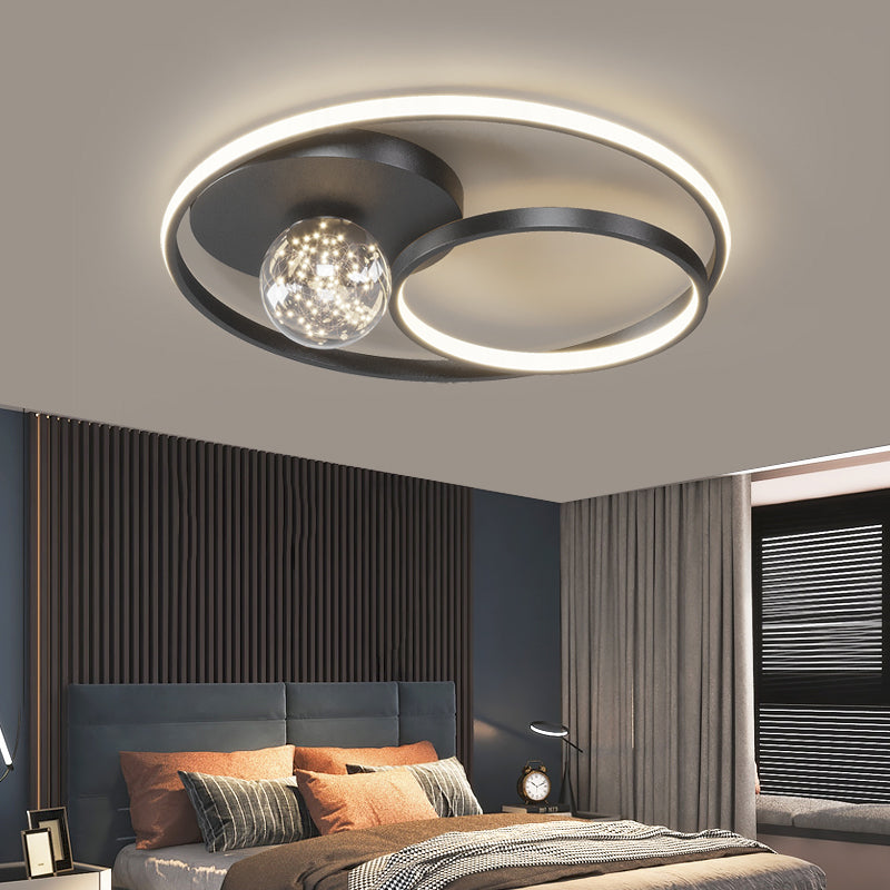 Rond métal LED encastré lampe unique chambre nouveau luminaire encastré moderne