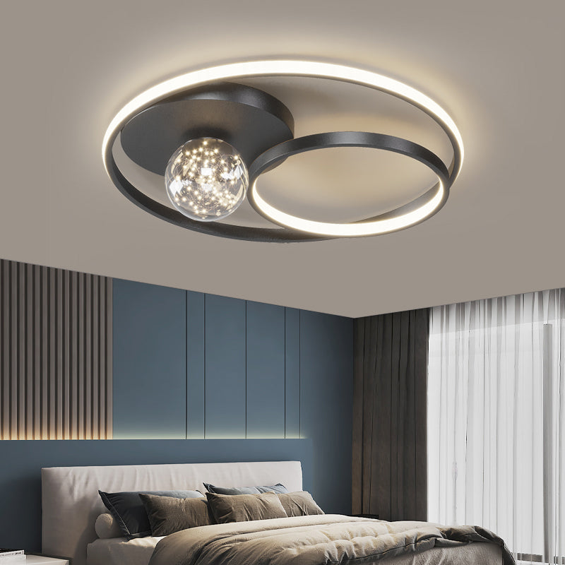 Rond métal LED encastré lampe unique chambre nouveau luminaire encastré moderne