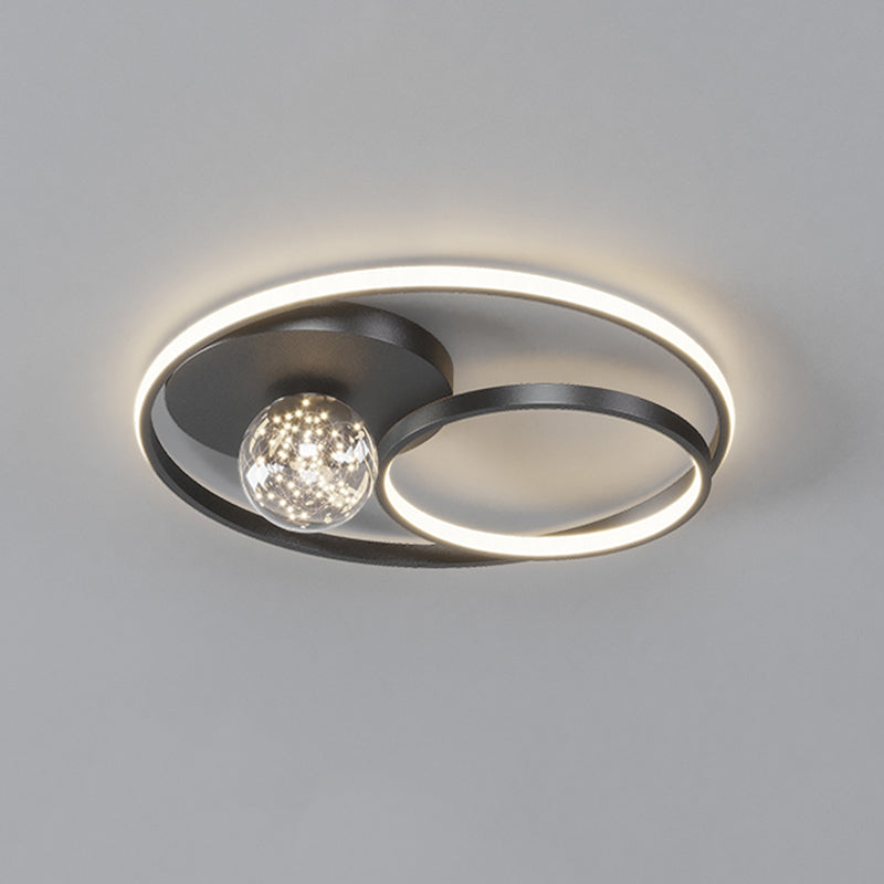 Rond métal LED encastré lampe unique chambre nouveau luminaire encastré moderne