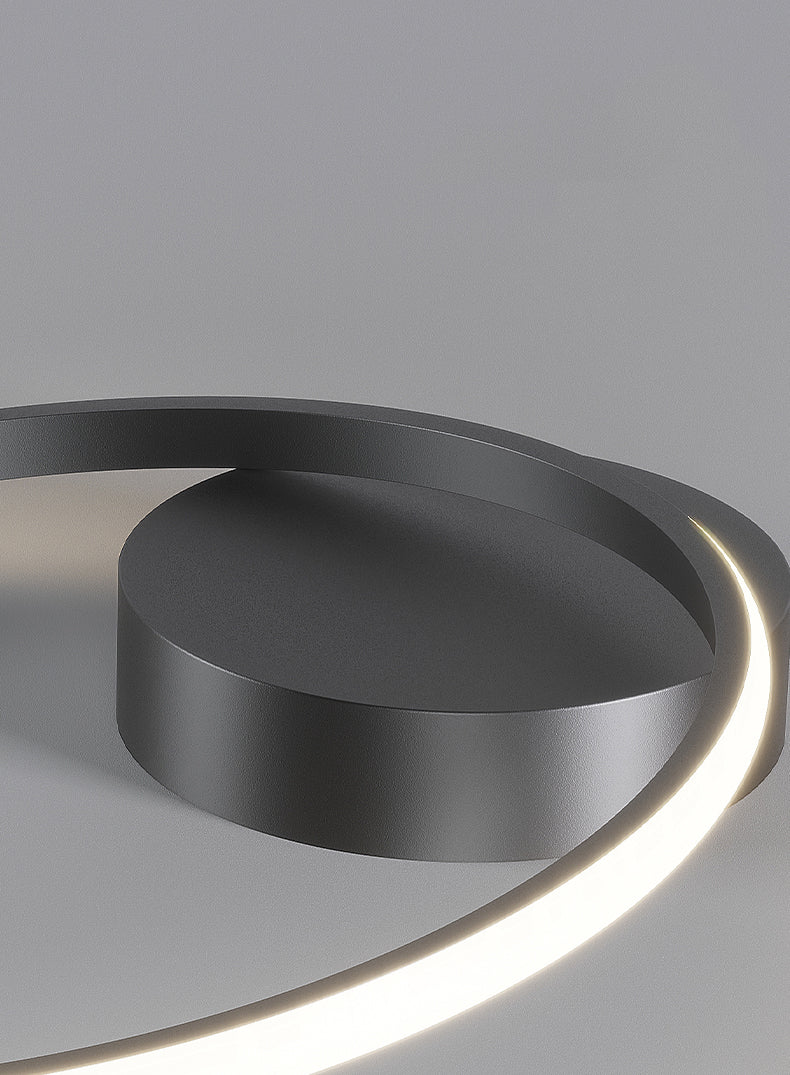 Rond métal LED encastré lampe unique chambre nouveau luminaire encastré moderne