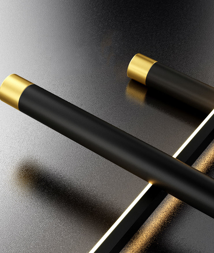 Moderno lampadario lineare LED LED LIGHT LIMA ALLIMINA