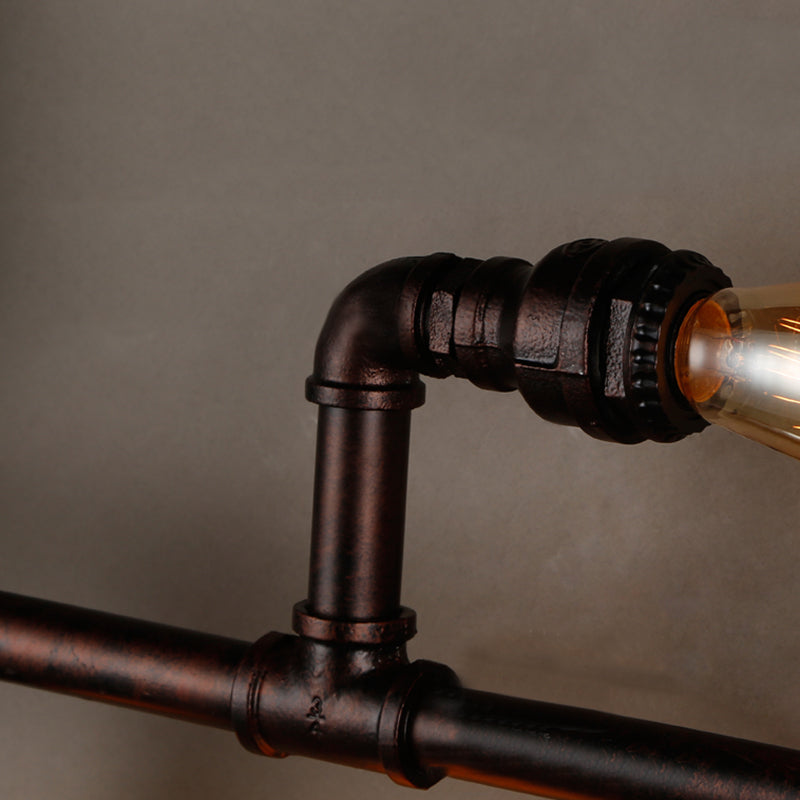 Industrial Wall Sconce Pipe Light Multi-Light Lamp Bar Restaurant Light