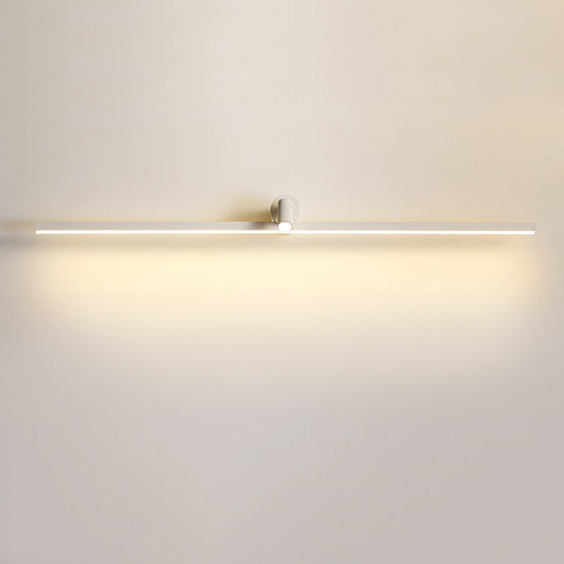 Metal Linear Vanity Lighting Simplicity LED Wall Sconce with Spotlight for Bathroom