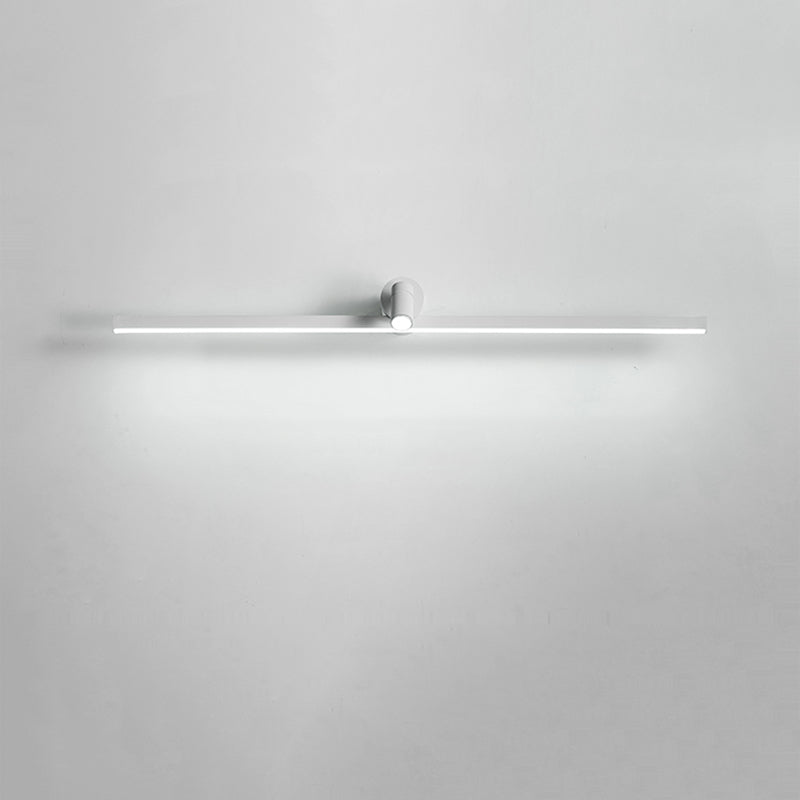 Metal Linear Vanity Lighting Simplicity LED Wall Sconce with Spotlight for Bathroom