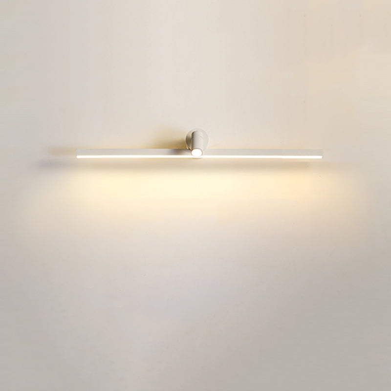 Metal Linear Vanity Lighting Simplicity LED Wall Sconce with Spotlight for Bathroom