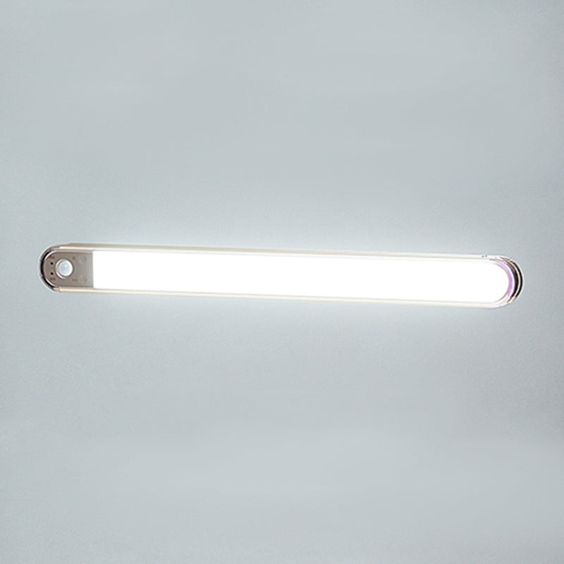 Gold länglich mobile LED Mirror Light Moderne Metall Waschtisch für Pulverraum