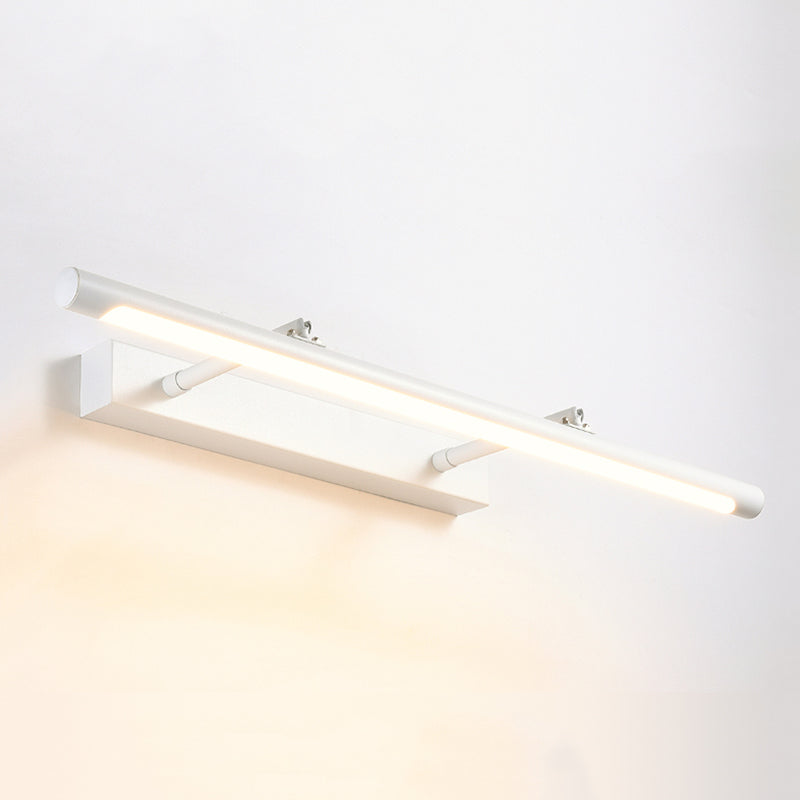 Vanité de tube extensible s'accompagnement de luminaire simplicité en métal applique murale LED en blanc