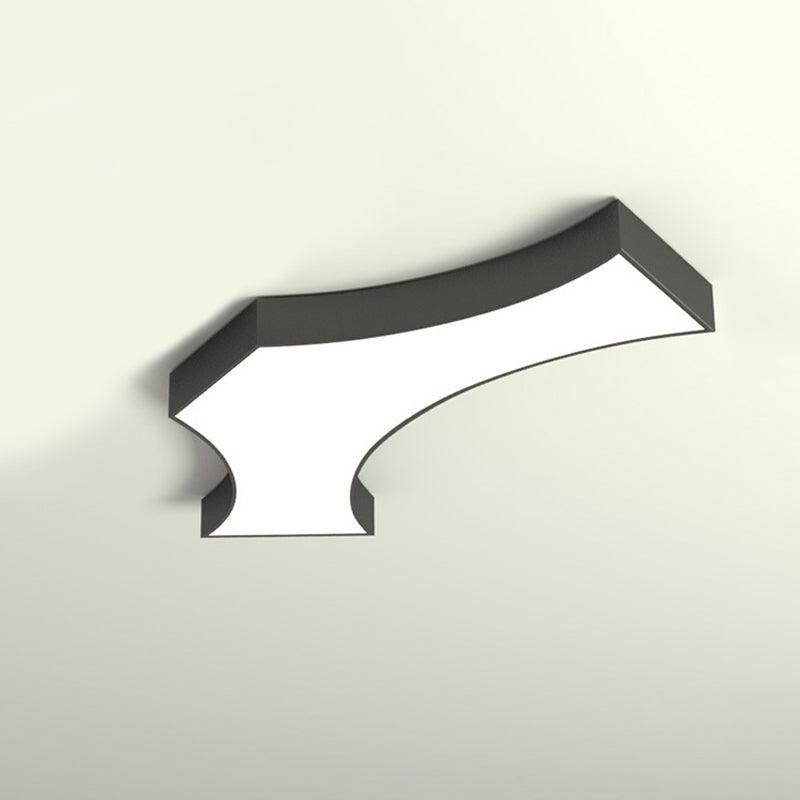 Hedendaagse metaal LED Hanglamp Lampbreuk 1 Lichte geometrische hangende plafondlicht voor kantoor