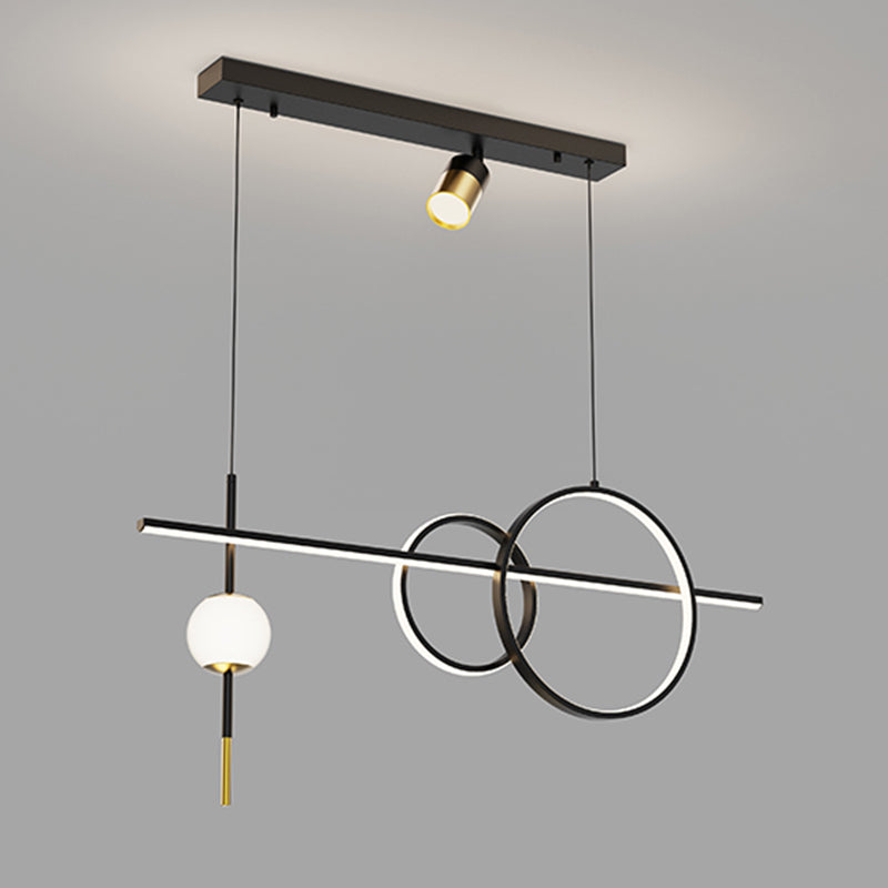 Nuova lampada a sospensione in metallo a LED LINEAD LED LED LAD per sala da pranzo