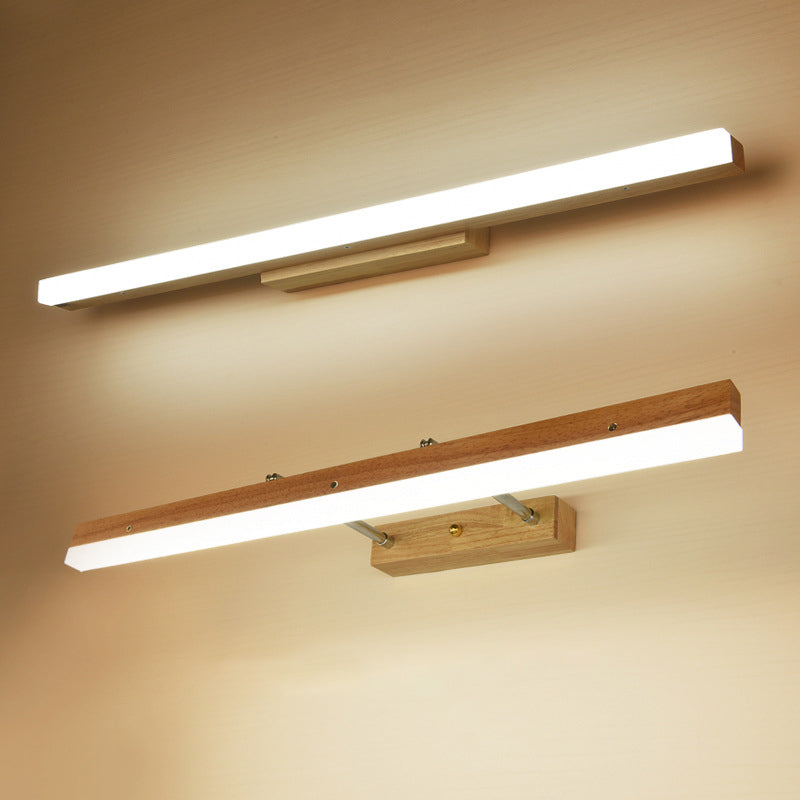 Contemporary Simplicity Linear Vanity Light Fixture Acrylic Wall Lighting Fixtures for Bathroom
