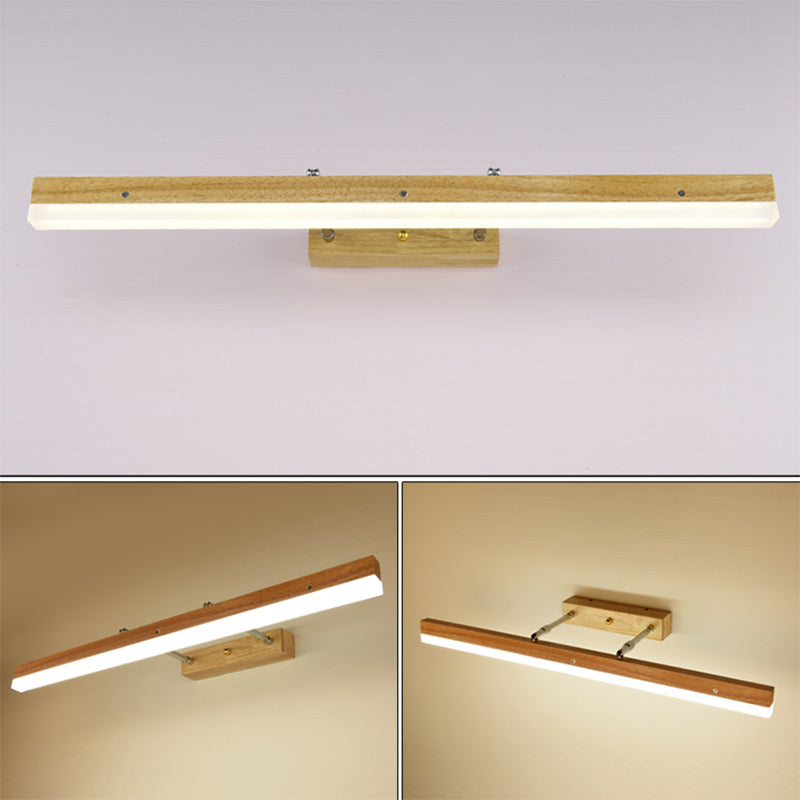 Contemporary Simplicity Linear Vanity Light Fixture Acrylic Wall Lighting Fixtures for Bathroom