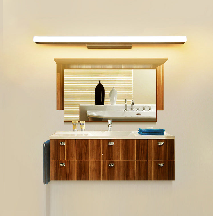 Contemporary Simplicity Linear Vanity Light Fixture Acrylic Wall Lighting Fixtures for Bathroom
