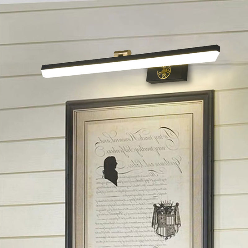 Moderne Einfachheit verlängerte Eitelkeitsleuchte Acryl -Wandbeleuchtung für Badezimmer