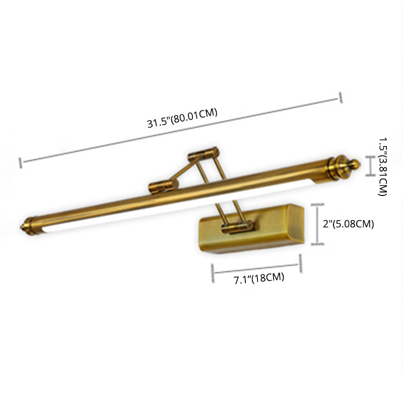 Moderne beknopte LED-lineaire wandkandelstok roestvrijstalen verstelbare wandlamp met plastic schaduw