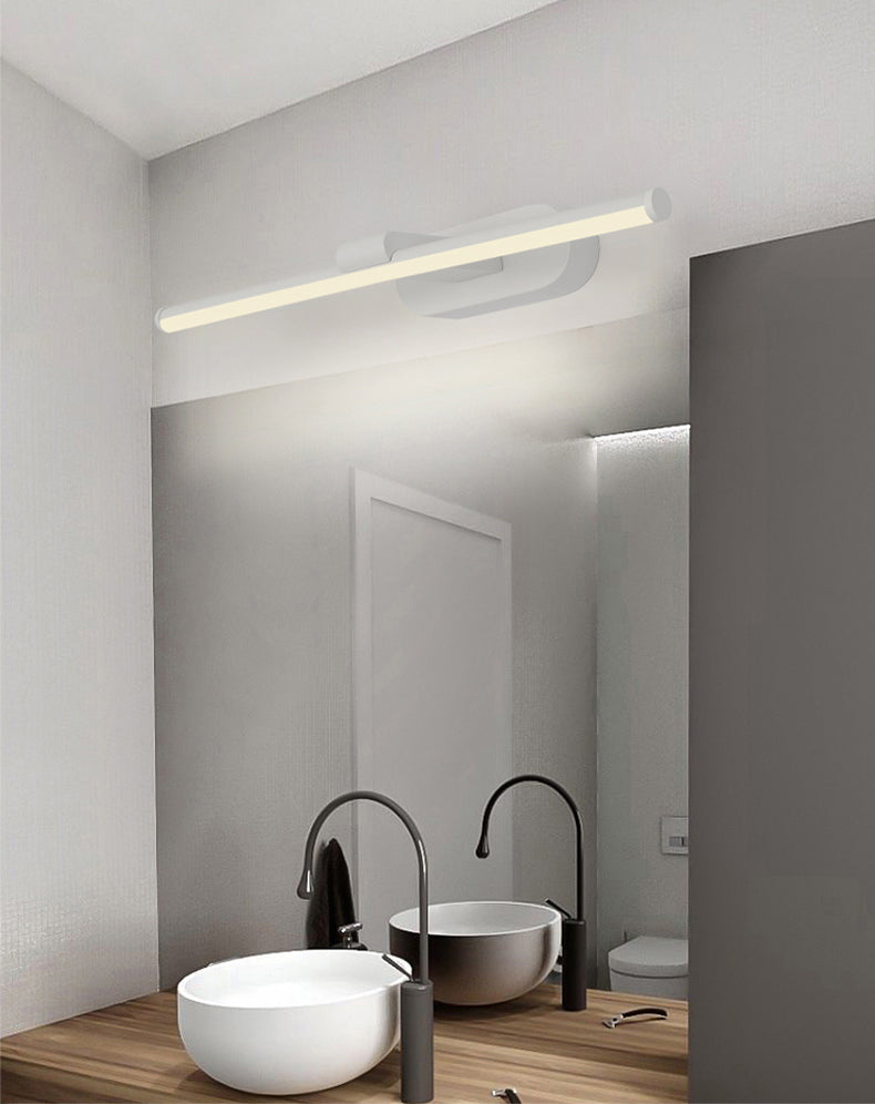 Iluminación de pared lineal de metal iluminación de estilo minimalista de pared LED montada en la pared de la pared.