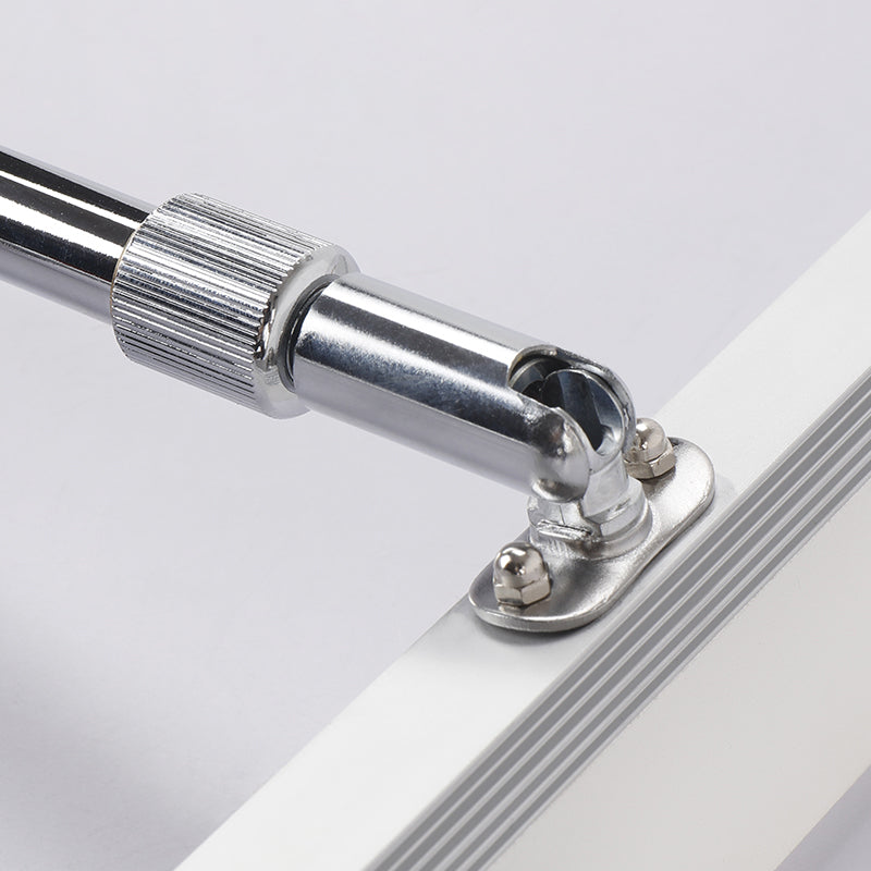 Aluminium LED Linear Wall Sconce in Modern Concise Style Stainless-Steel Extendable Wall Lamp with Acrylic Shade