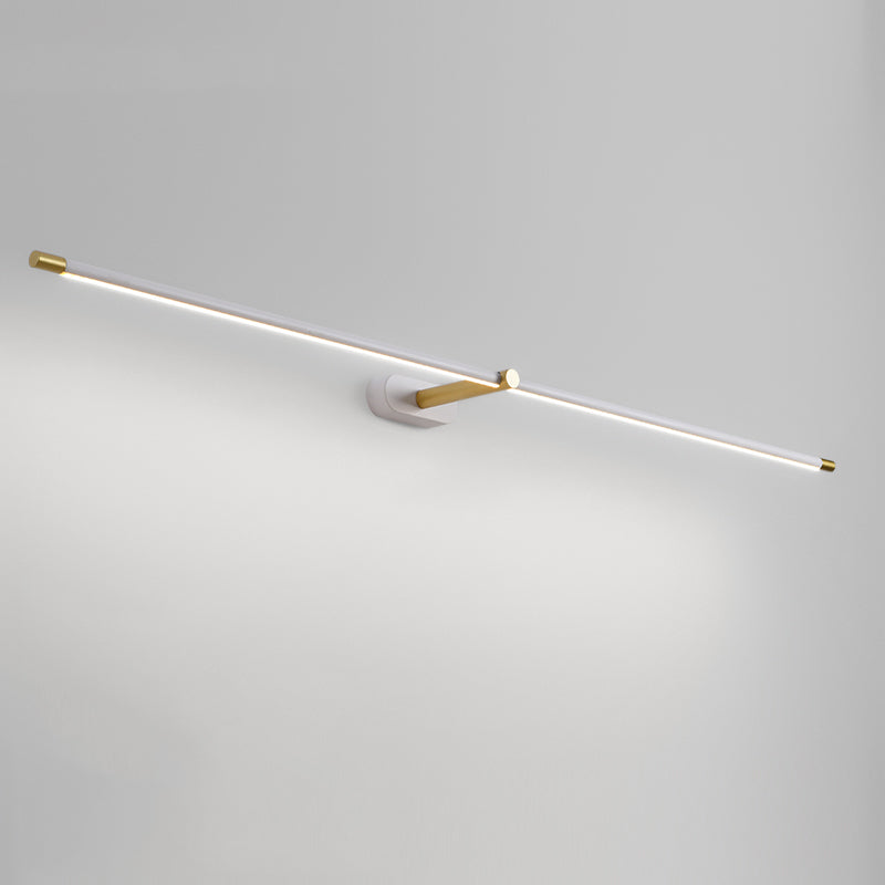 Moderne minimalistische LED -Wandleuchter Aluminium Lineare Wandlampe mit Acrylschatten