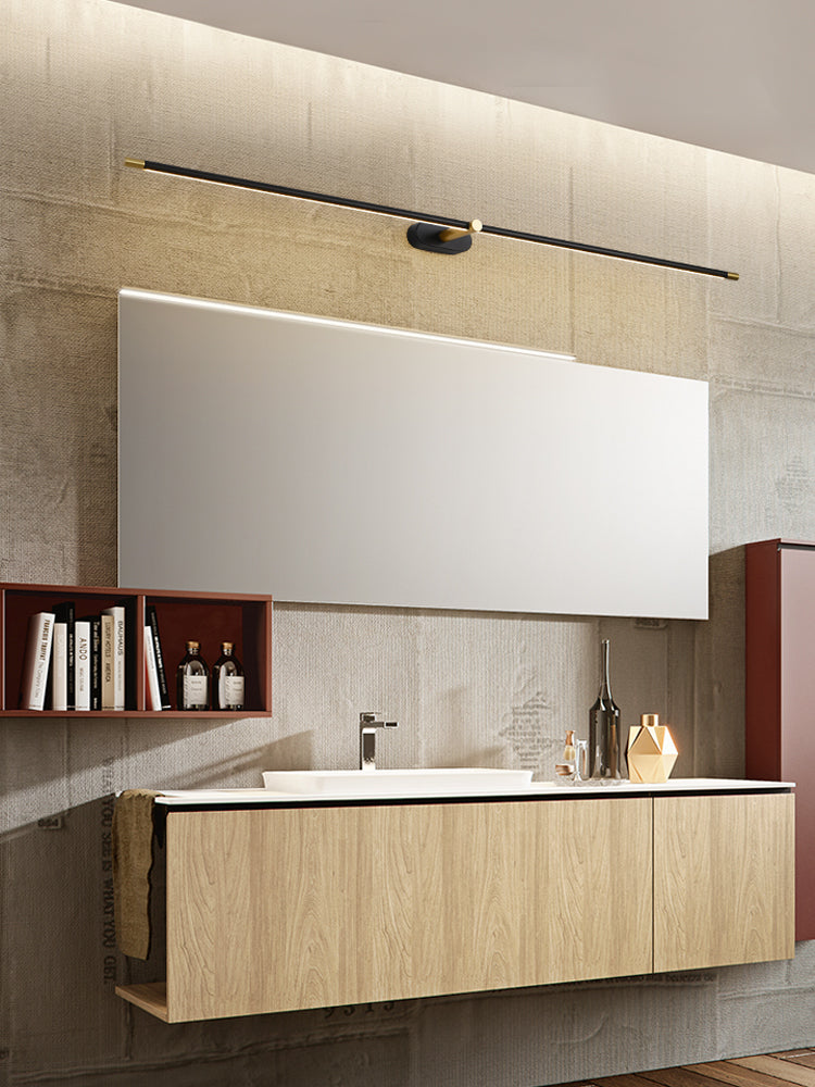 Moderne minimalistische LED -Wandleuchter Aluminium Lineare Wandlampe mit Acrylschatten