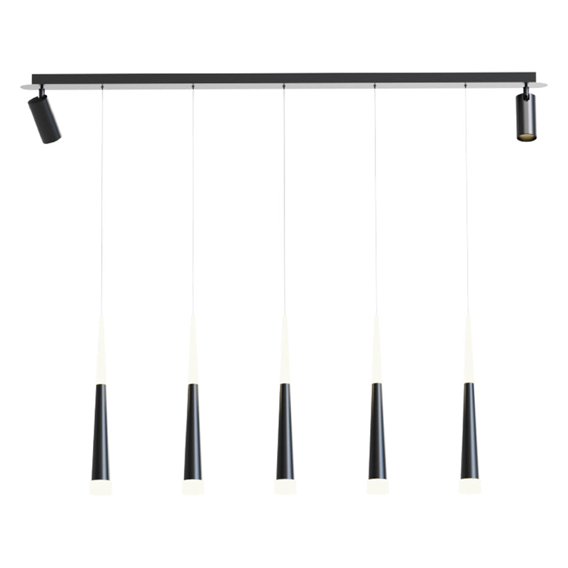 Luce isola a LED geometrica in ferro battuto nella moderna semplicità a sospensione acrilica Light per sala da pranzo