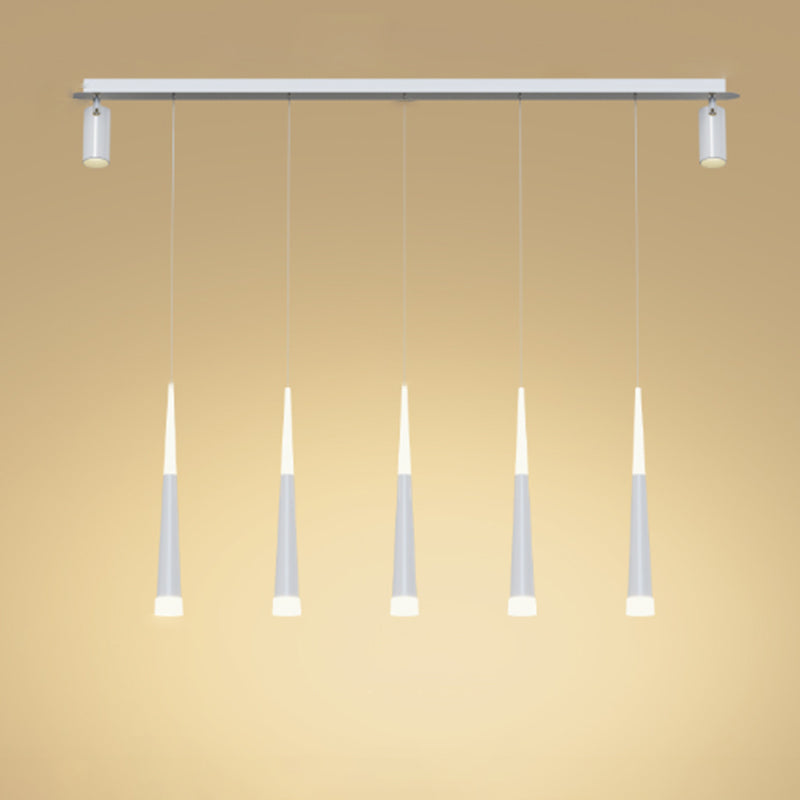 Luce isola a LED geometrica in ferro battuto nella moderna semplicità a sospensione acrilica Light per sala da pranzo