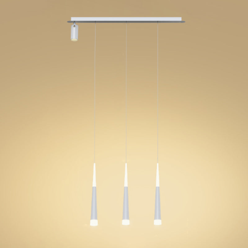Luce isola a LED geometrica in ferro battuto nella moderna semplicità a sospensione acrilica Light per sala da pranzo