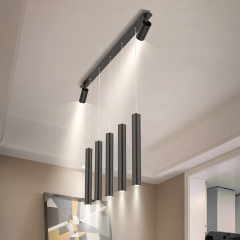 Luce isola a LED geometrica in ferro battuto nella moderna semplicità a sospensione acrilica Light per sala da pranzo