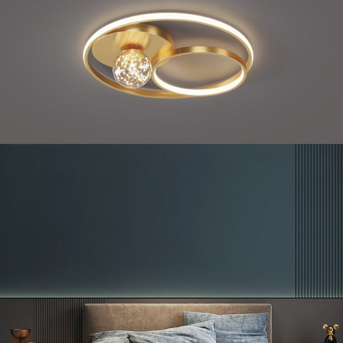 Rond métal LED encastré lampe unique chambre nouveau luminaire encastré moderne
