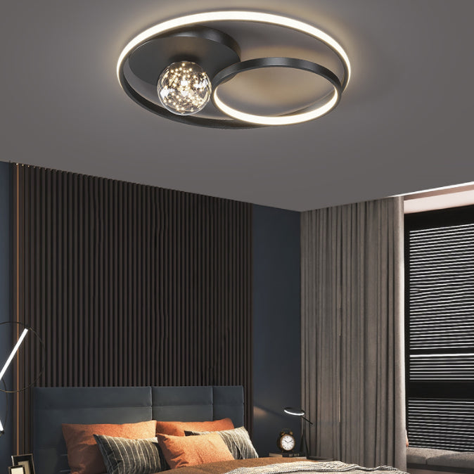 Rond métal LED encastré lampe unique chambre nouveau luminaire encastré moderne