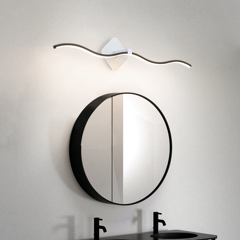 Accesorio de iluminación de tocador ondulado Maltal Baño LED LEULA MUNTA MUNTA MUNTA