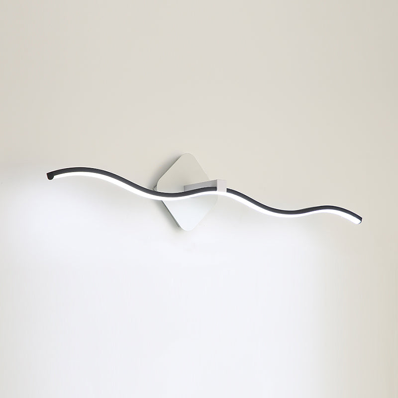 Accesorio de iluminación de tocador ondulado Maltal Baño LED LEULA MUNTA MUNTA MUNTA