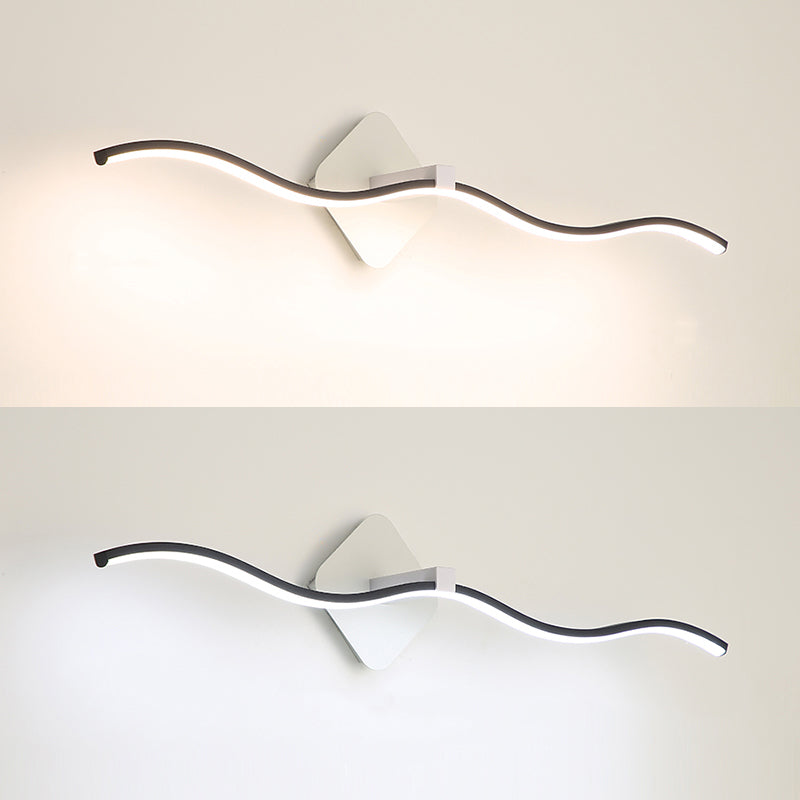 Accesorio de iluminación de tocador ondulado Maltal Baño LED LEULA MUNTA MUNTA MUNTA