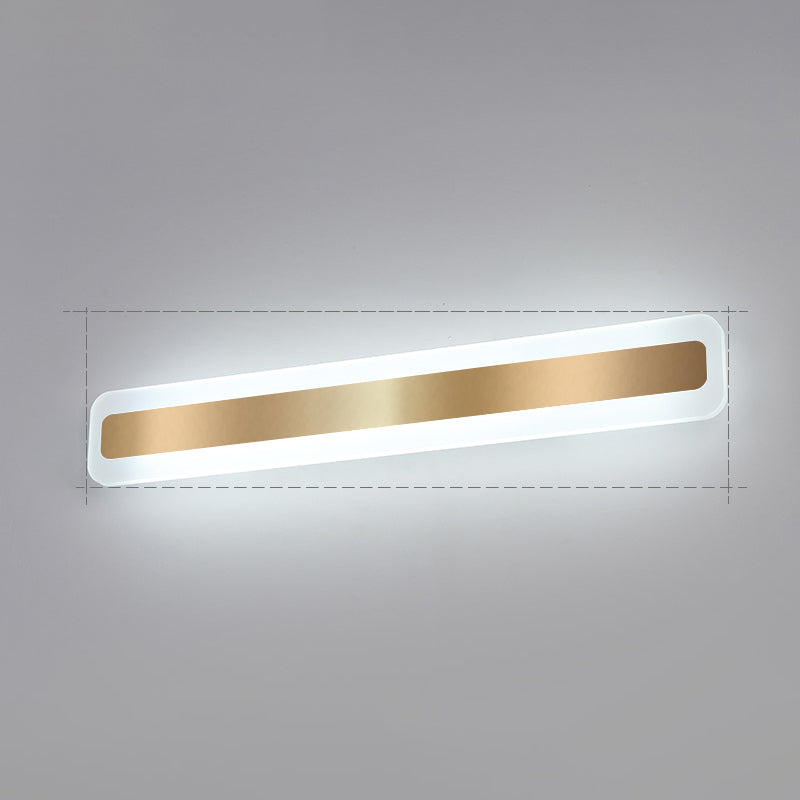 Quadratische Metallwand montierte Waschtischleuchten moderne Waschtischbeleuchtung für Badezimmer