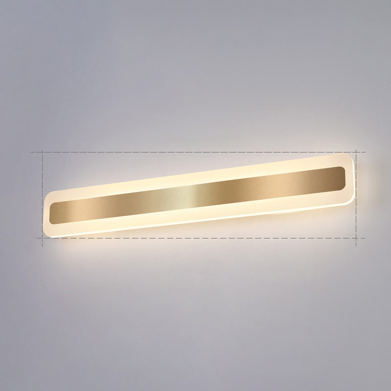 Quadratische Metallwand montierte Waschtischleuchten moderne Waschtischbeleuchtung für Badezimmer