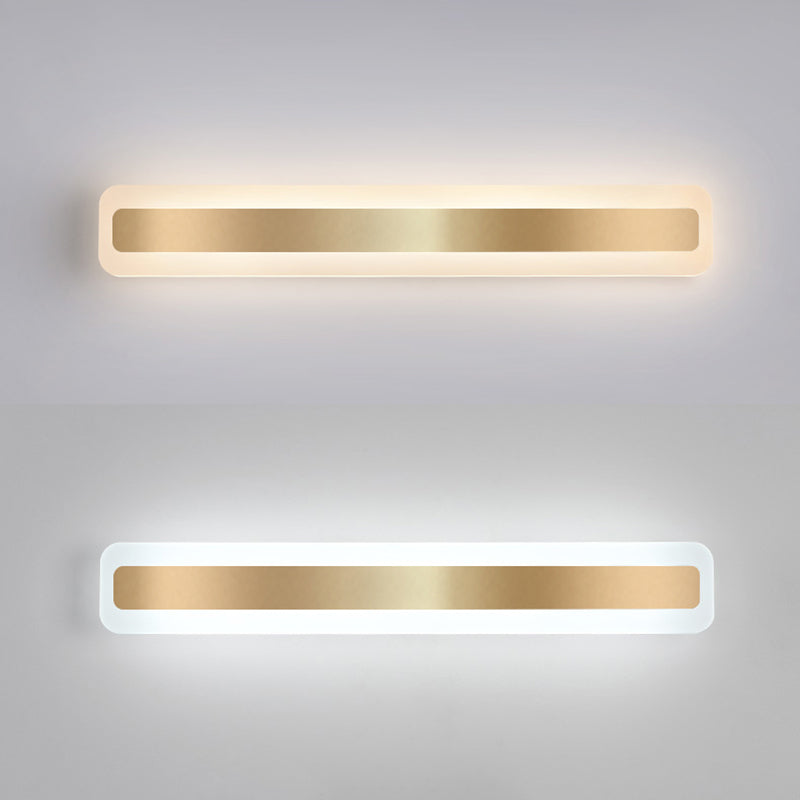 Quadratische Metallwand montierte Waschtischleuchten moderne Waschtischbeleuchtung für Badezimmer