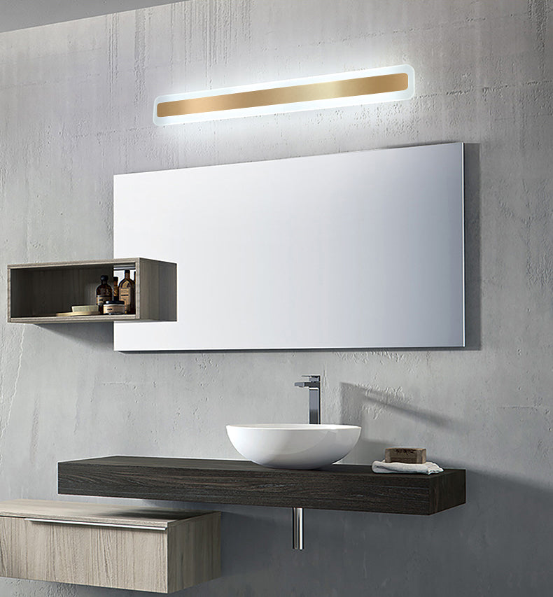 Quadratische Metallwand montierte Waschtischleuchten moderne Waschtischbeleuchtung für Badezimmer
