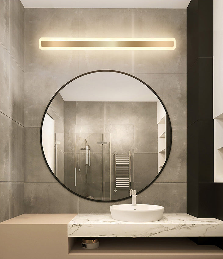 Quadratische Metallwand montierte Waschtischleuchten moderne Waschtischbeleuchtung für Badezimmer