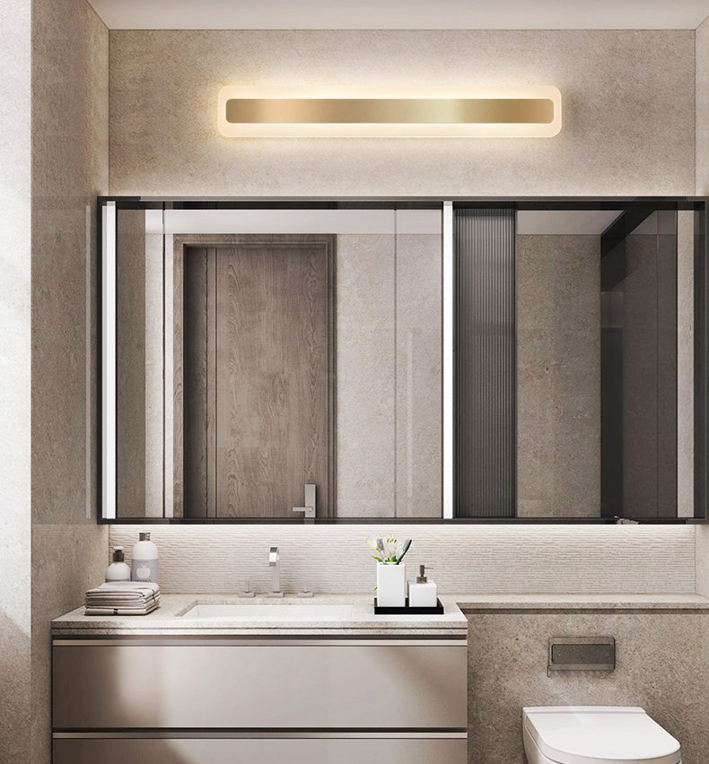 Quadratische Metallwand montierte Waschtischleuchten moderne Waschtischbeleuchtung für Badezimmer