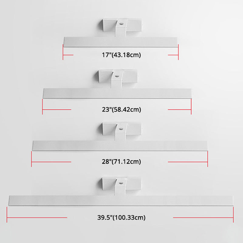 Strip Metal Wall Mounted Vanity Lights Modern Vanity Lighting Fixtures for Bathroom